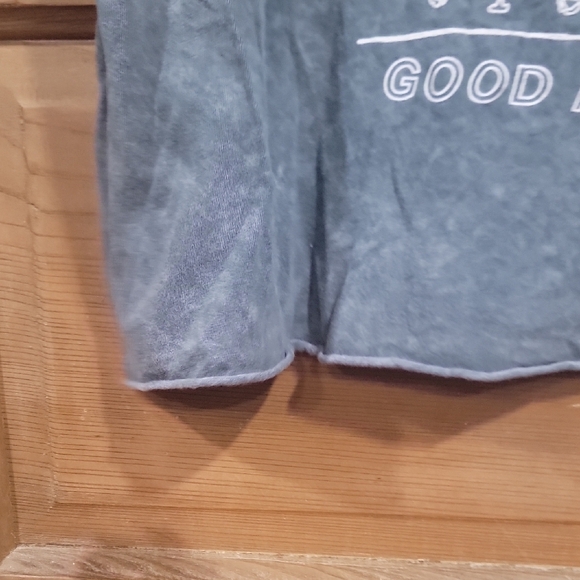 Caution To The Wind Charcoal Yin Yang Crop Top - Picture 4 of 5